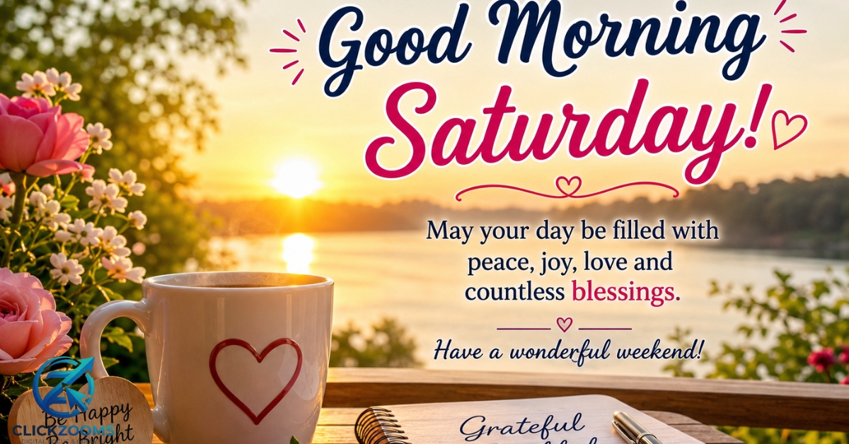 Good Morning Saturday blessings