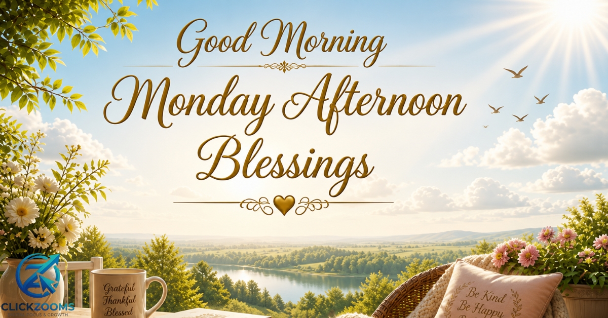 Monday Afternoon Blessings