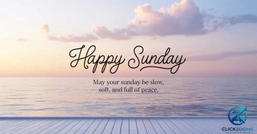 Good Morning Sunday Blessings 