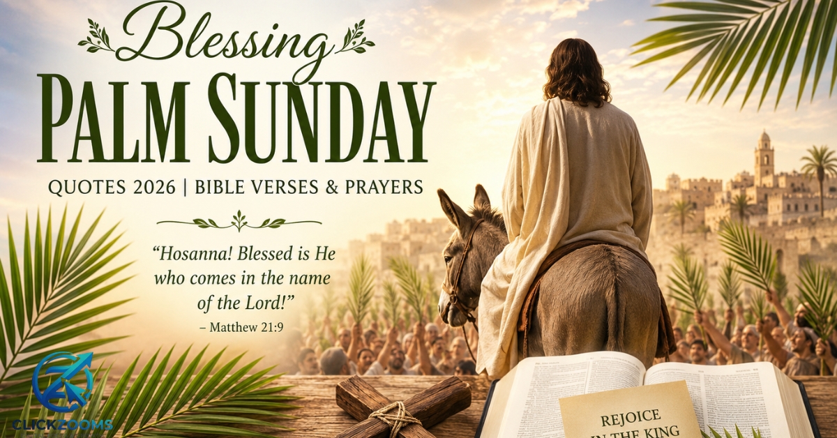 Blessing Palm Sunday